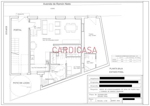 Plano modifado vivienda